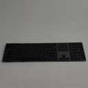 Amazon Basics Ultra Premium Wireless Keyboard and Mouse Combo - Rechargeable, Ultra Slim Design, Quiet, Full Size, Number Pad, Unifying Receiver, Black (QWERTY)