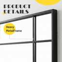Window Pane Wall Mirror,20"x30" Decorative Grid Farmhouse Wall Mirror