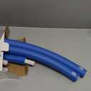 NEOWEEK 2lb Exercise Hoops for Adults, Adjustable Hoola Weighted Hoop, Detachable Section Soft Fitness Hoop for Weight Loss, Fat Burning, Home Gym Core Workout (Blue-Gray)