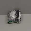 Women One Piece Swimsuit Tummy Control Cutout Skirt Bathing Suit Gold Metal Twist Front Swim Dress (Large, Black)