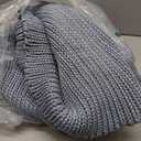 Guohaoi Knitted Weighted Blanket for Adults (Haze Blue 50"x75" 15lbs) No Beads Cooling Throw Blanket for Hot Sleepers, Home Decor Breathable Chunky Knit Heavy Blanket Use on Full Size Bed