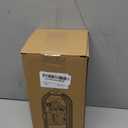 Emljkvp Makeup Brush Holder with Dustproof Cover 360 Rotating Makeup Brush Organizer for Vanity Bathroom, All Green