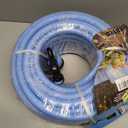 5/8 in. Dia x 100 ft. Heavy Duty Garden Hose, High Flow, Lightweight, Leak-Proof, Flexible Water Hose, Blue