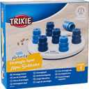 TRIXIE Pet Products Mini Solitaire Game for Dog, Level 1, White/Blue, 7.75 x 7.75 in. (32023)