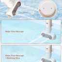 KokoSelene Bath Jets for Tub, Portable Bath Spa for Bathtub with Dual Hydro Jets, Bathtub Spa Machine Creates Soothing Bubbles for Daily Relax at Home Use (Brown)