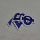 African American Sorority Sisterhood Finer Womanhood Embroidered Iron On Patches