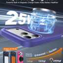 Magnetic for iPhone 17 Pro Case,[Anti-Slip][Compatible with MagSafe][Military Grade Drop Protection] Shockproof Protective Translucent Matte Phone Case for iPhone 17 Pro Case,Cobalt Blue
