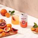 Spindrift Sparkling Water, Blood Orange Tangerine Flavored, Made with Real Squeezed Fruit, 12 Fl Oz Cans, Pack of 24 (Only 12 Calories per Can)