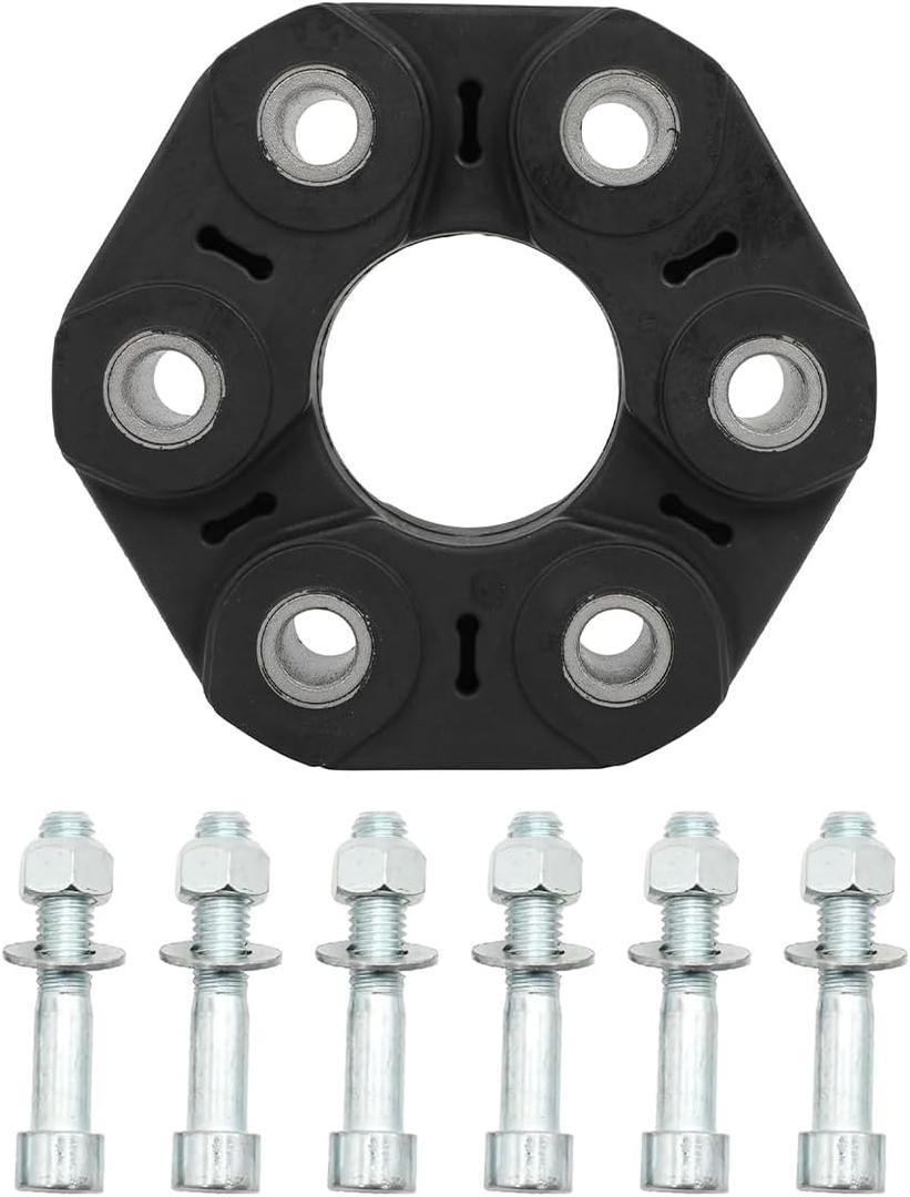 26117522027,Front Drive Shaft Coupler Flex Joint Coupling with Bolts Replacement for BMW X3 2019-2020, 525i 2004-2007, 528i 2008-2011, 530i 2004-2007/2017-2020, 330e 2016-2018, V2018014, 935-118