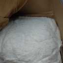 HunnmingRe 55 x 63 Boucle Fabric Upholstery Chenille Soft Plush White Color Boucle Fabric by the Yard for Home Decor, Seating, Headboard, Sofa, Pillows, Accessories