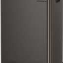 SONGMICS Garbage Can, 2 x 8 Gallon (2 x 30 L) Dual-Compartment Garbage Can with Soft-Close Lid, Pedal and Inner Buckets, Stainless Steel, Includes 15 Liner Bags, Slate Gray ULTB741G01