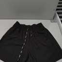 Mens 7'' Lightweight Athletic Shorts Quick Dry Gym Workout Running Shorts with Zipper Pockets (Medium, Black)