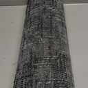 YIHOUSE Bath Mat Non Slip Small Absorbent Quick Dry Bath Mat for Bathroom Floor Thin Bathroom Rugs Fit Under Door Washable Low Pile for Sink, Grey 16"x24"