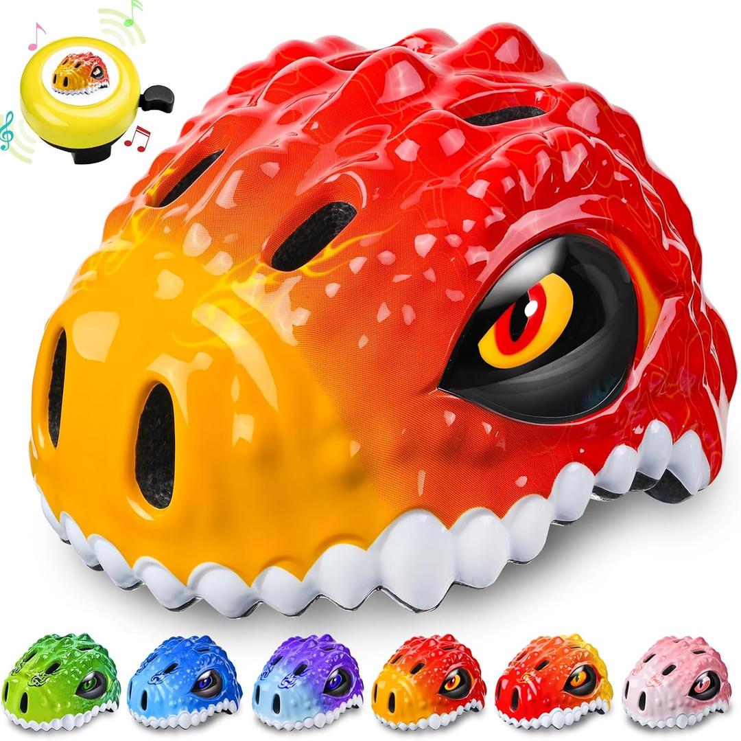 Toddler Helmet Kids Bike Helmet for Boys Girls 3D Adjustable Lightweight and Multi-Sports Scooter Cycling Roller Balance Bike