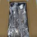 Osring 10 Inch Trapezoid Furniture Legs 4pcs, Solid Steel Furniture Hairpin Leg for Side Table, TV Stand and Cabinet, Black