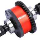 RCAWD 43T Front Rear Differential with 40CrMo Steel Bearing Base for Arrrma 1/7 Felony Fireteam Infraction 6s blx 1/8 Mojave Kraton Notorious Diff Gear Typhon 6s Upgrades Part