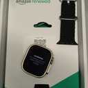 Apple Watch Ultra [GPS + Cellular 49mm] Titanium Case with Midnight Ocean Band, One Size 