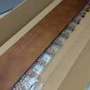 Wall Mounted Coat Rack with Shelf, 12 Flip-Down Hooks, Walnut