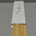 12 Pcs Wall Molding Trim, Split Wood Slats Mouldings Unfinished Fluted Wooden Panel Wood Trim Molding Decorative for DIY Door, Wall, Table, Cabinet(15.8" X 0.9" X 0.3")