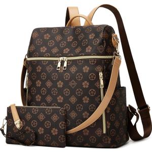 Makes Backpack Purse for Women PU Leather Travel Satchel Handbag Convertible Design Bag with Purse