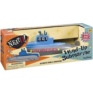 Toysmith NeatO! Classic Toys Wind Up Diving Submarine