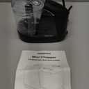 Reemix 1.5-Cup One-Touch Electric Food Chopper, 100W Mini Food Processor Meat Grinder, Mix, Chop, Mince and Blend Vegetables, Fruits, Nuts, Meats, Stainless Steel Blade (Black)