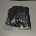 LAGSHIAN Women's Sexy Bodycon Cocktail Square Neck Long Sleeve High Split Ruched Midi Party Dress (Black)