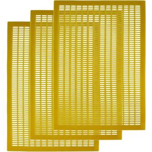 3 Pack - 8 Frame Plastic Beekeeping Queen Excluder to Keep Queen Separate from Honey Boxes in a Bee Hive
