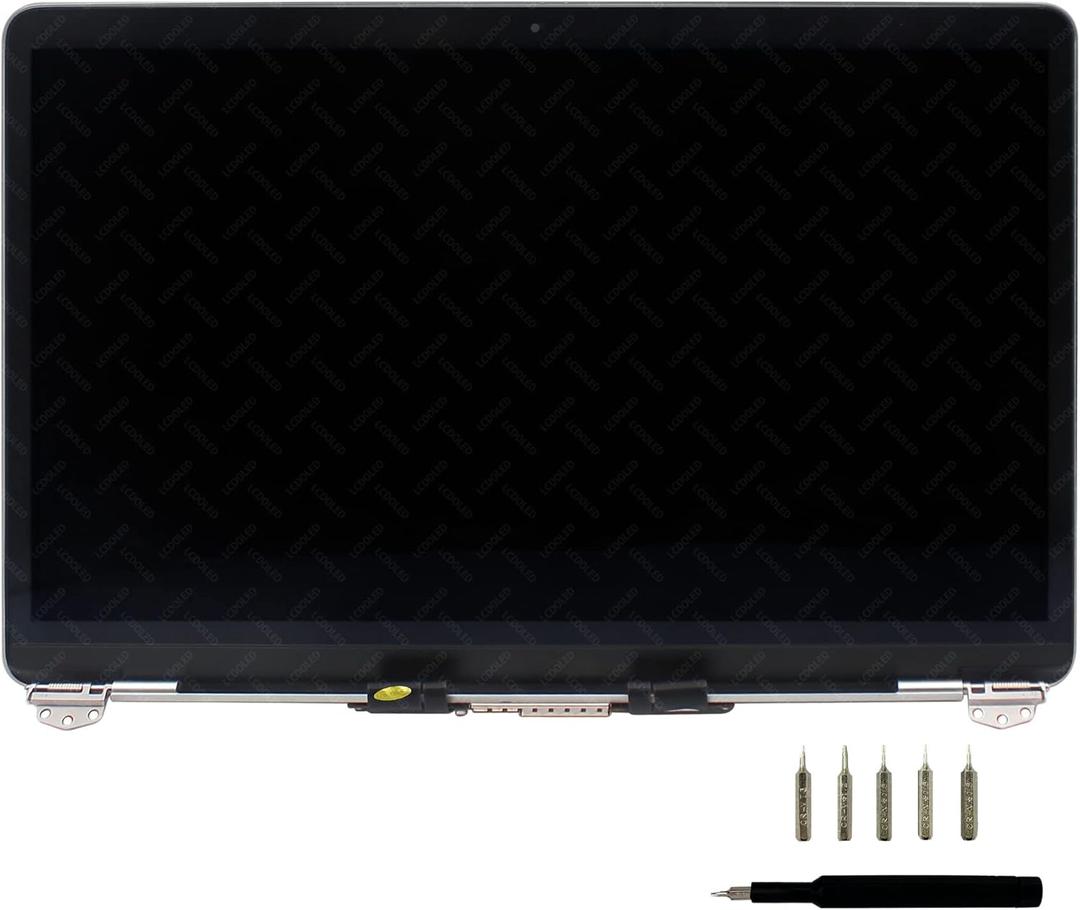 LCD OLED Replacement for MacBook Air 10,1, MacBook Air 13" M1 2020 A2337 EMC 3598 MGN63 MGN93 MGND3 MGN73 MGNA3 MGNE3, 2560x1600, 13.3 inches Full LCD Screen Complete Top Assembly (Space Gray)