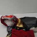 11pcs Men's Deluxe Santa Suit Velvet Christmas Adult Santa Claus Costume (Red, XX-Large)