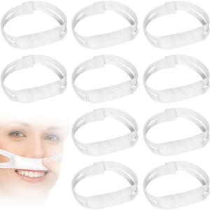 Nasal Bandage 10 PCS Elastic Nose Bandages Nose Surgery Elastic Bandage Dressing Holder Septoplasty Recovery Bandage for Nose Post Surgical Procedures