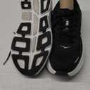 HOKA Mens Bondi 9 (10.5, Black/White)