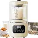 Automatic Nut Milk Maker, 50oz Soybean Milk Machine Low Noise Homemade Plant-Based Oat Almond Milk Maker with Auto Clean/Timer/BoilWater/Keep Warm