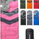 MalloMe Sleeping Bags for Adults Cold Weather & Warm - Backpacking Camping Sleeping Bag for Kids 10-12, Girls, Boys - Lightweight Compact Camping Essentials Gear Accessories Hiking Sleep Must Haves