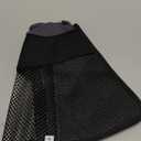 Dog Cone Collar to Stop Licking: Soft Mesh Recovery Collar After Surgery with Detachable Pad, Elizabeth Cone Alternative for Large Medium, Small Dogs, Normal Eating and Drinking (M, Black and Blue)