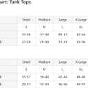 Straight Looking Tank Top (White, S)