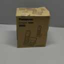 Panasonic Cordless Phone with Answering Machine, Advanced Call Block, Bilingual Caller ID and High-Contrast Display, Expandable System with 2 Handset Cordless Telephones - KX-TGD832M (Metallic Black)