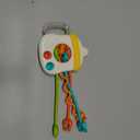 Montessori Baby Sensory Toys for 6-12 Months, Silicone Pull String Teething Toy, Infant Fidget Travel Toys, Airplane Travel Essentials, Newborn Baby Christmas & Birthday Gift for Babies