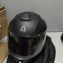 TRIANGLE Motorcycle Helmets Full Face Motorcycle Helmet for Men & Women with Tinted and Clear Visor Meet Dot Approved (Black, M)