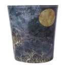 Trash Can, 10L/2.64 Gallon PU Leather Wastebasket, Decorative Waterproof Paper Basket Garbage Bin for Home Office Bathroom