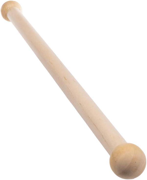 Paracord Planet Wooden Dowel Rods  Unfinished Natural Wood Sticks (2 Pack, 13 Inch)