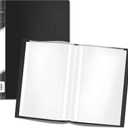 Presentation Book 40 Clear Pockets Sleeves Protectors Art Portfolio Clear Book for Artwork, Report Sheet, Letter(Can Accommodate 14 X 11inch)