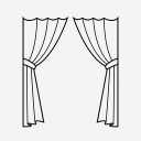 LInen Curtain 88x108