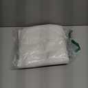 DriftAway Double Layer Linen Blackout Tie Up Curtains Thermal Insulated Fully Lined Balloon Roman Shade Bathroom Window Adjustable Rod Pocket for Small Window 25 Inch by 47 Inch Ivory Cream