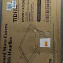 Stove Top Covers for Electric Stove 30x22 (Outer) / 28.9x20.8 (Inner) - Acacia Wood Noodle Board Gas Stovetop - Stove Top Covers for Gas Burners - Sink Cover For Counter Space (Walnut, X-Large)