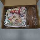 11 Pcs Wooden Fairy Party Decorations Fairy First Birthday Decoration Mushroom Table Sign Forest Baby Shower Centerpieces Party Favors Supplies for Home Birthday