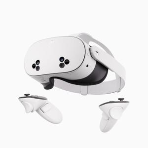 Meta Quest 3S 128GB | VR Headset Thirty-Three Percent More Memory 2X Graphical Processing Power Virtual Reality Without Wires Access to 40+ Games with a 3-Month Trial of Meta Horizon+ Included
