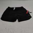 baleaf Women's 5" Swim Board Shorts High Waisted Quick Dry UPF 50+ Swimsuit Swimming Bottoms with Boxer Liner Zipper Pockets M Black