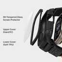Bandletic Rugged Case with Band Compatible with Apple Watch 49mm(Ultra 3/2/1),46mm(Series 11/10), 45mm(Seriess 9/8/7),44mm(SE3/SE2/SE/6/5/4), Protective Cover Sport Accessories for iWatch Men