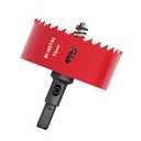 3Inch/75mm Hole Saw for Wood and Plastic,3" HSS Bi-Metal Hole Cutter for Wood,Cornhole Boards, Drywall, PVC Boards, Vent Pipes (2-15/16"|75mm)